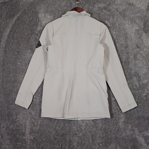 The north face  windwall full zip snap button closure women's jacket small - Picture 3 of 9